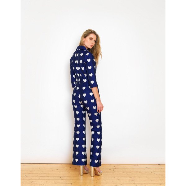 Lisou Jade Metallic Heart Jumpsuit