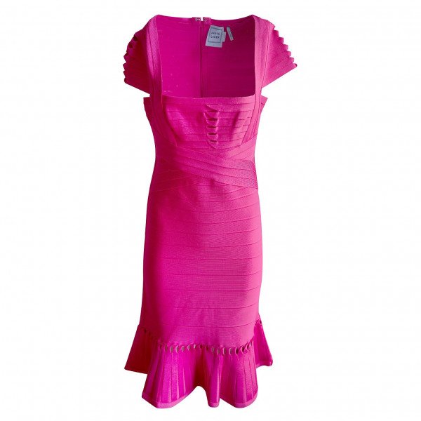 Ruffle store bandage dress