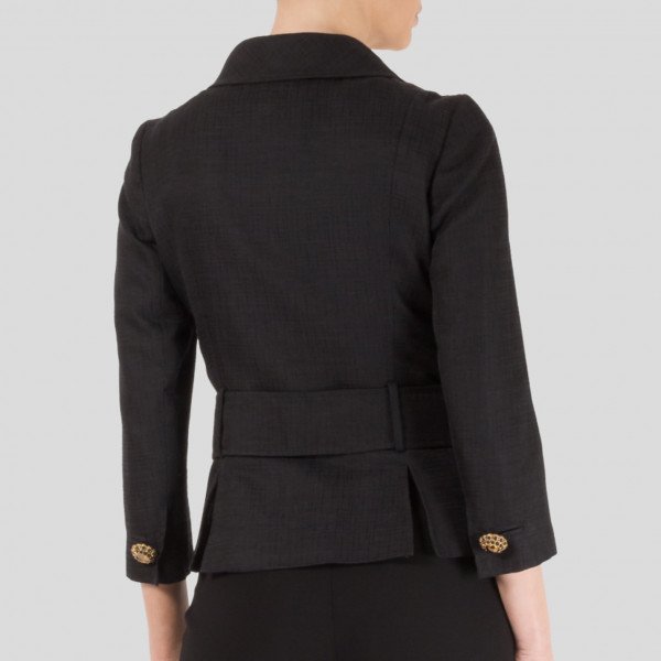 DOLCE & GABBANA Cropped Jacket With Bronze Buttons