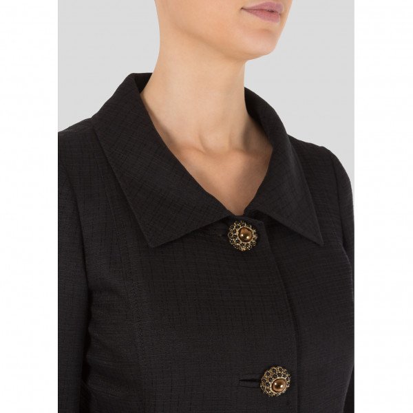 DOLCE & GABBANA Cropped Jacket With Bronze Buttons