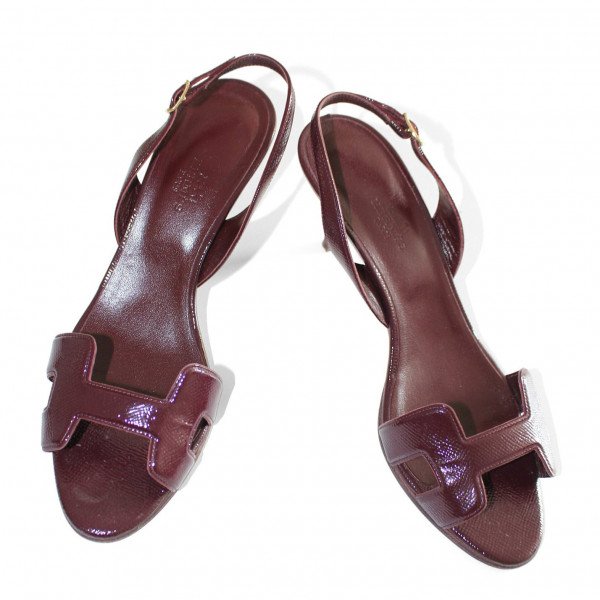 HERMÈS Night 70 Ankle Strap Sandals