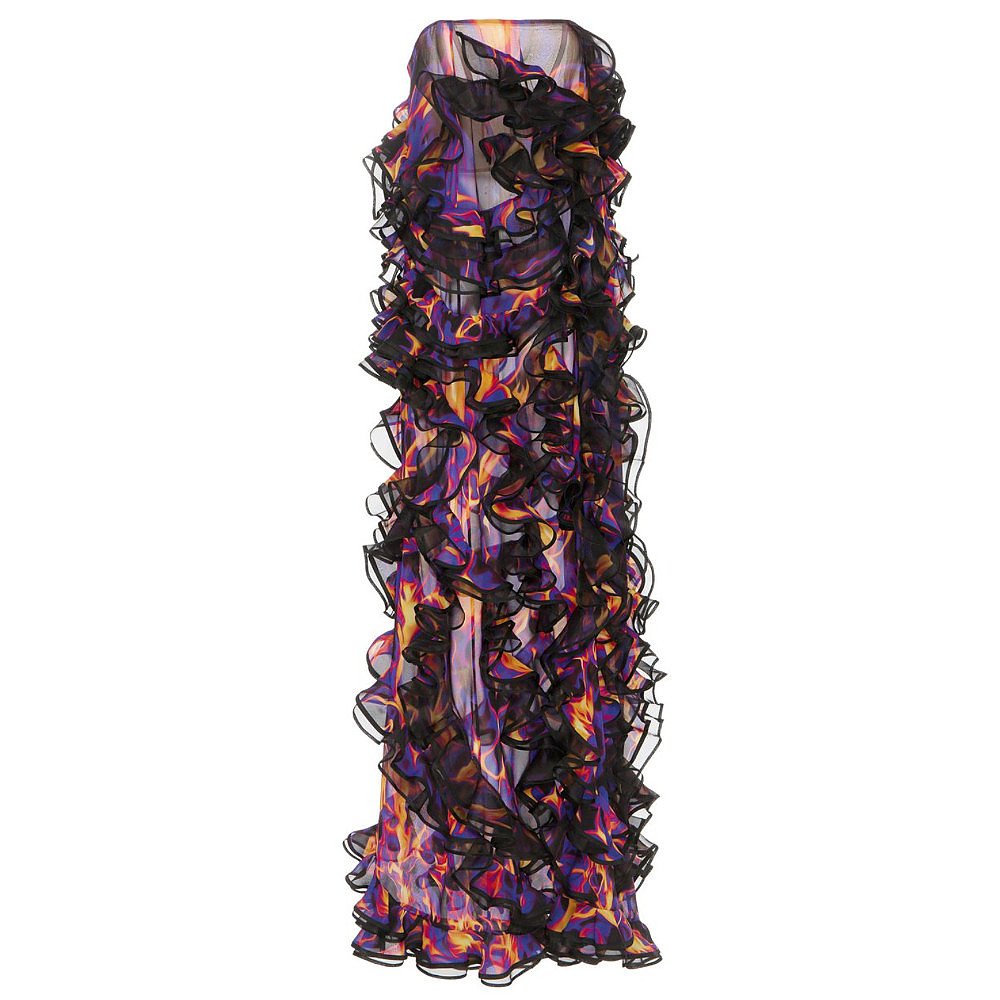 Mary Katrantzou Runway Flame Dress
