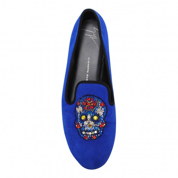 Giuseppe Zanotti Kevin Skull Embellished Loafers