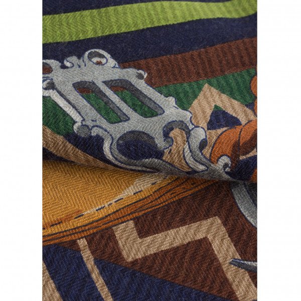 HERMÈS Printed Cashmere Scarf