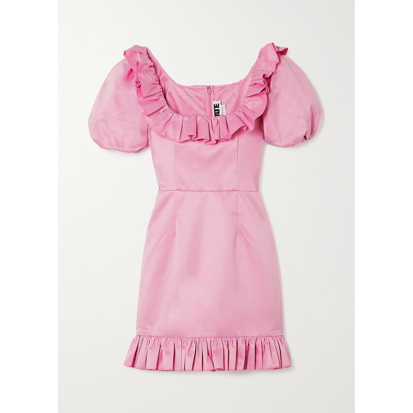 rotate satin mini dress