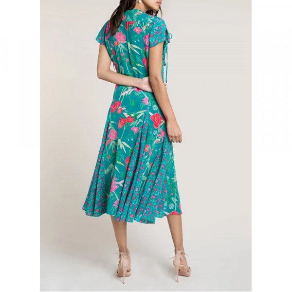 Beulah Asmi Floral Dress