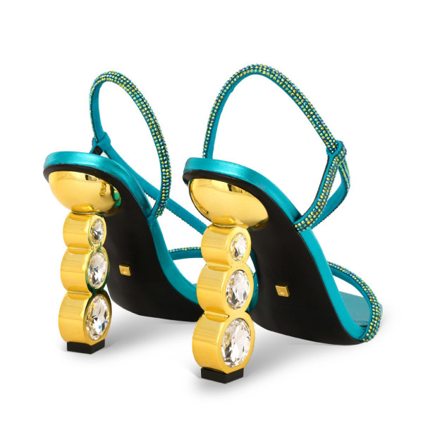 Kat Maconie Kabita Sandals in Zircon