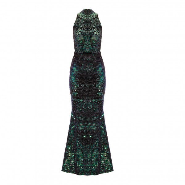 Butler and Wilson Holographic Sequin Gown