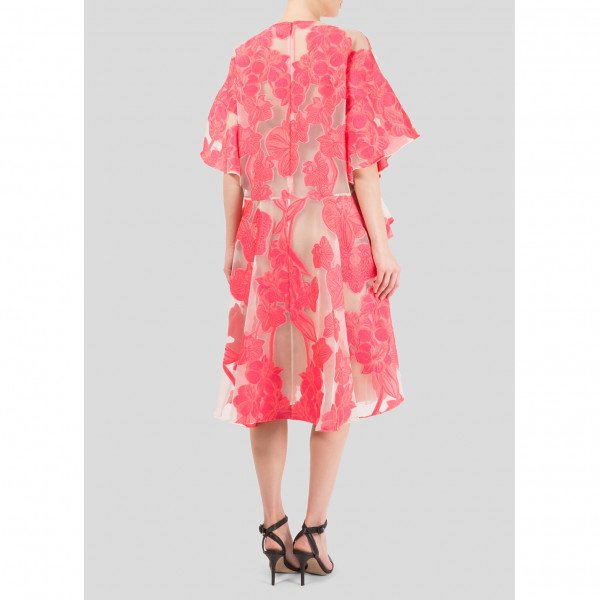 Biyan Aura Embroidered Organza Dress