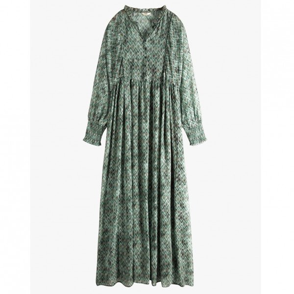 Hush Quinn Maxi Dress In Diamond Ikat