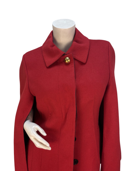 Louis Vuitton Red Wool Short Coat