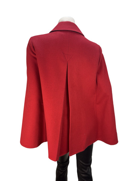Louis Vuitton Red Wool Short Coat