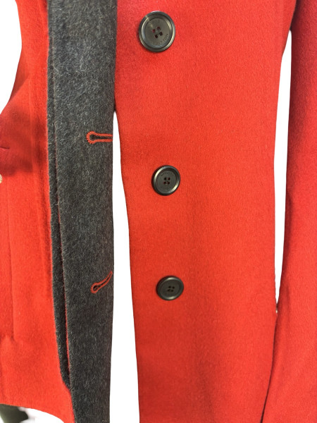 Louis Vuitton Red Wool Short Coat