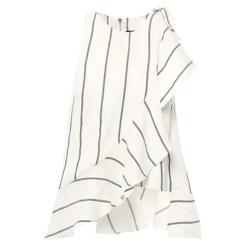 Paper London Knot Tie Ruffle Blouse