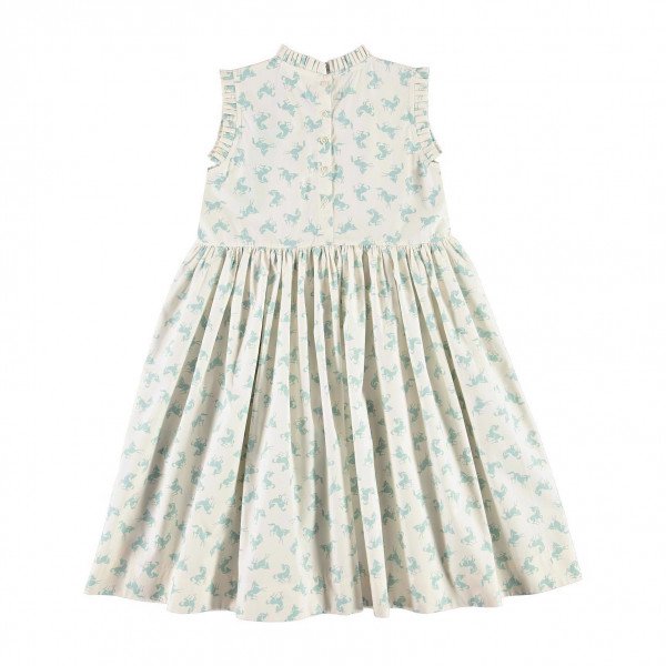 Molo Kids Charlette Dress in Mini Horse Blue