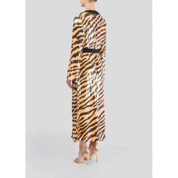 Rixo Printed Maxi Wrap Dress