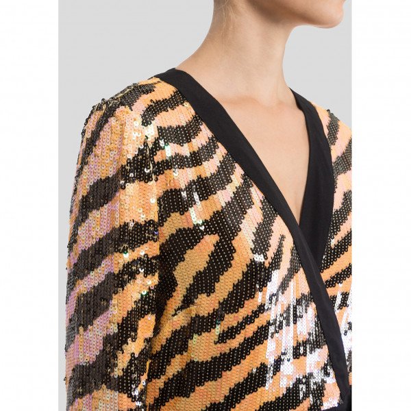 Rixo Printed Maxi Wrap Dress