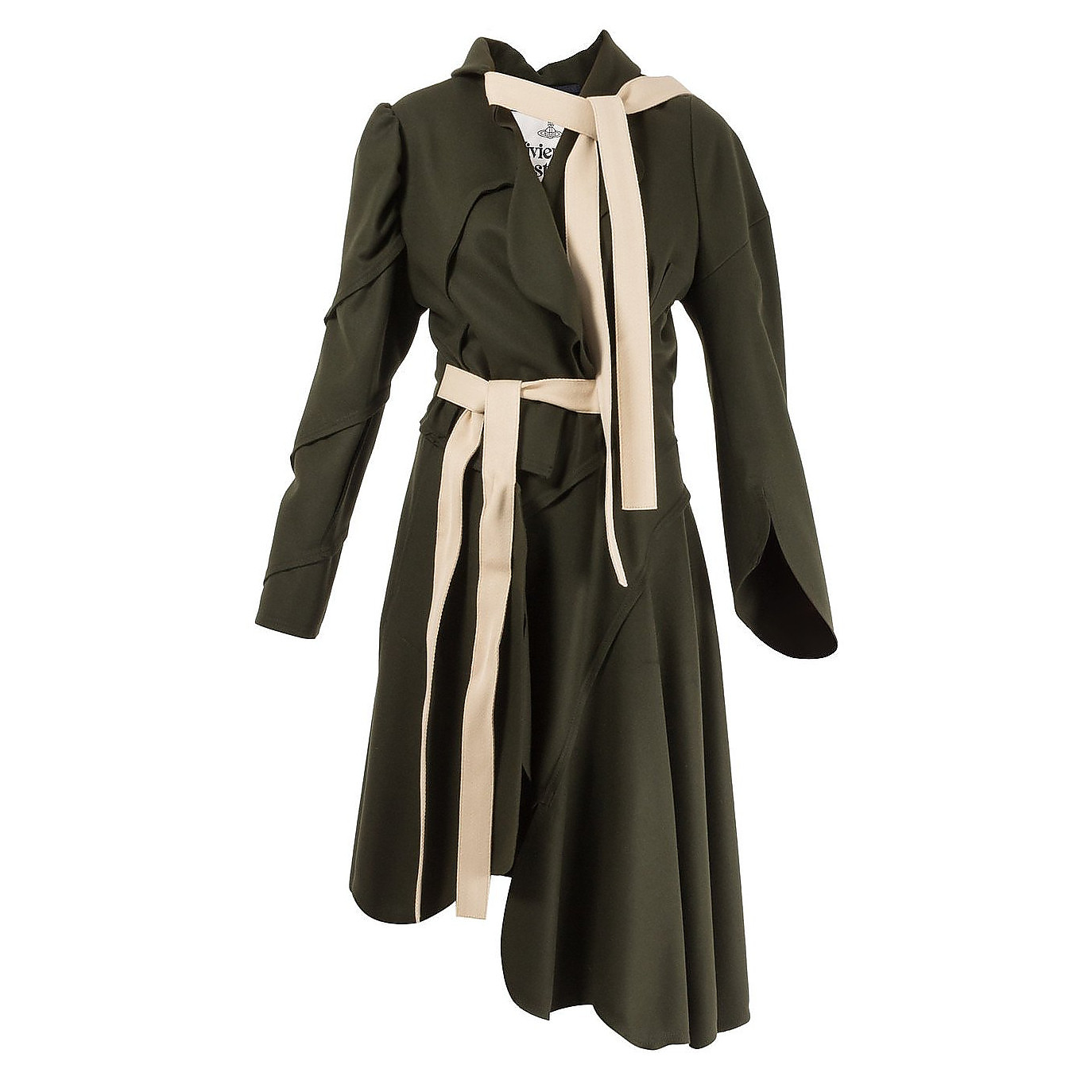 Vivienne Westwood Wool Tie-Detail Coat