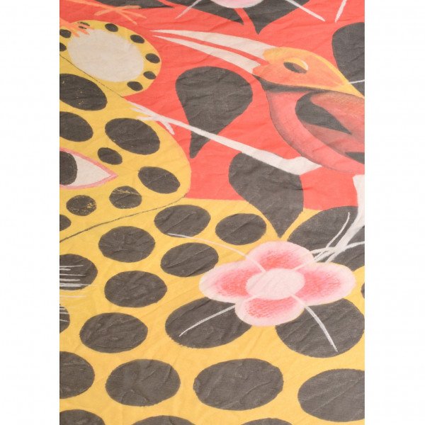 Lisou Cheetah Silk Large Scarf