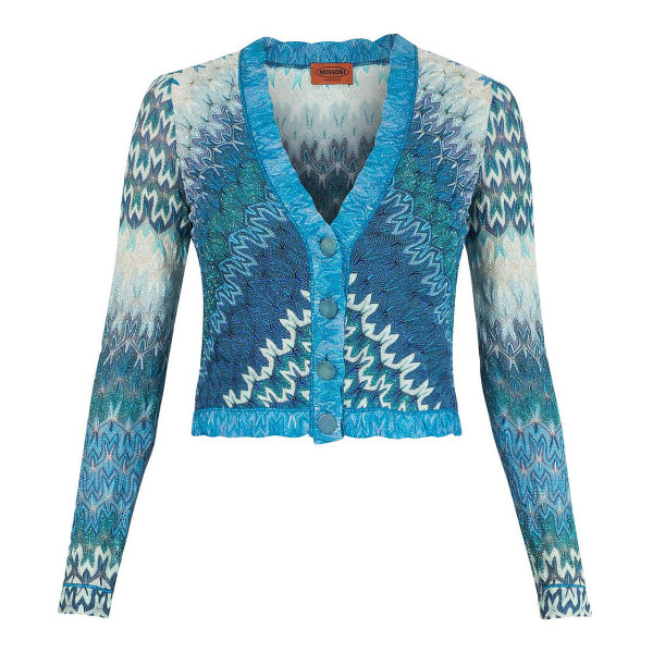 Missoni lurex top cardigan