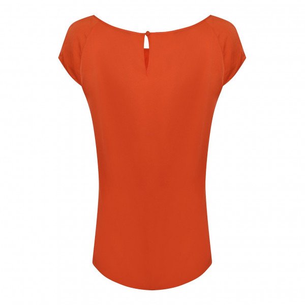 HUGO BOSS Short Sleeve Scoop-Neck Blouse