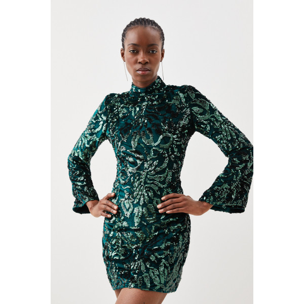 Velvet sequin clearance
