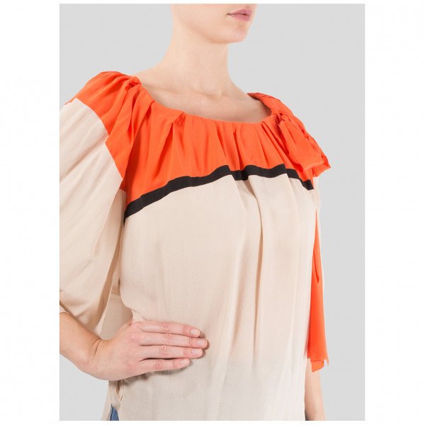 Vionnet Colour Block Silk Top