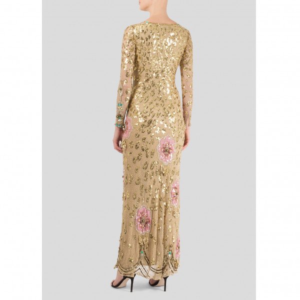 Jenny packham hotsell gold dress