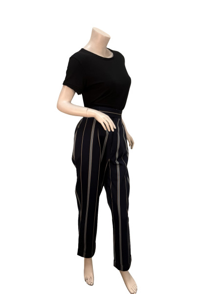 Ralph Lauren Purple Label Vintage Navy Striped Trousers