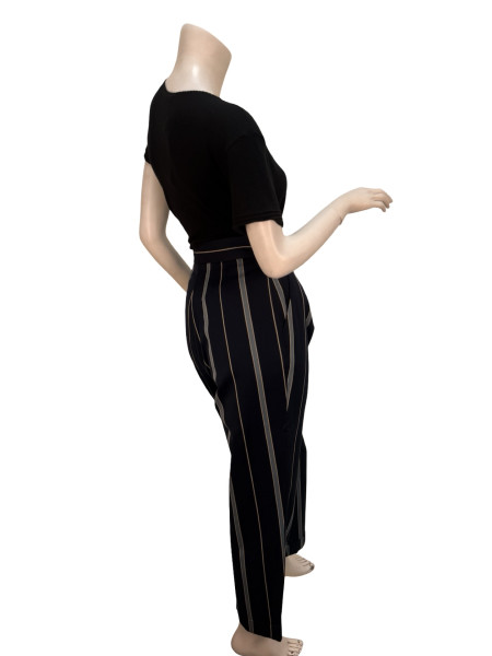 Ralph Lauren Purple Label Vintage Navy Striped Trousers
