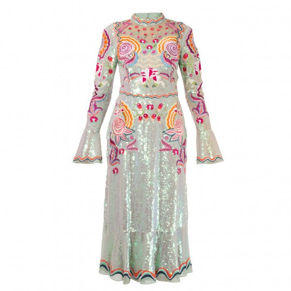 Temperley London Glint Midi Show Dress