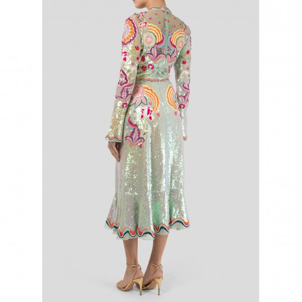 Temperley London Glint Midi Show Dress