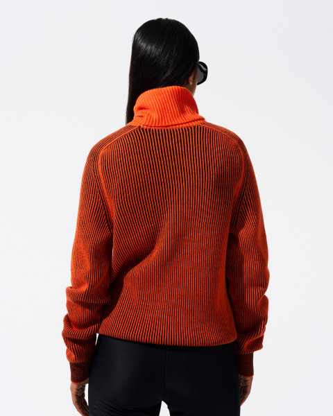 Perfect Moment Star Merino Wool Turtleneck Sweater