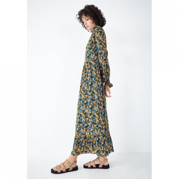 Hush Flora Maxi Dress In Dark Pop Floral