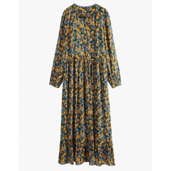 Hush Flora Maxi Dress In Dark Pop Floral