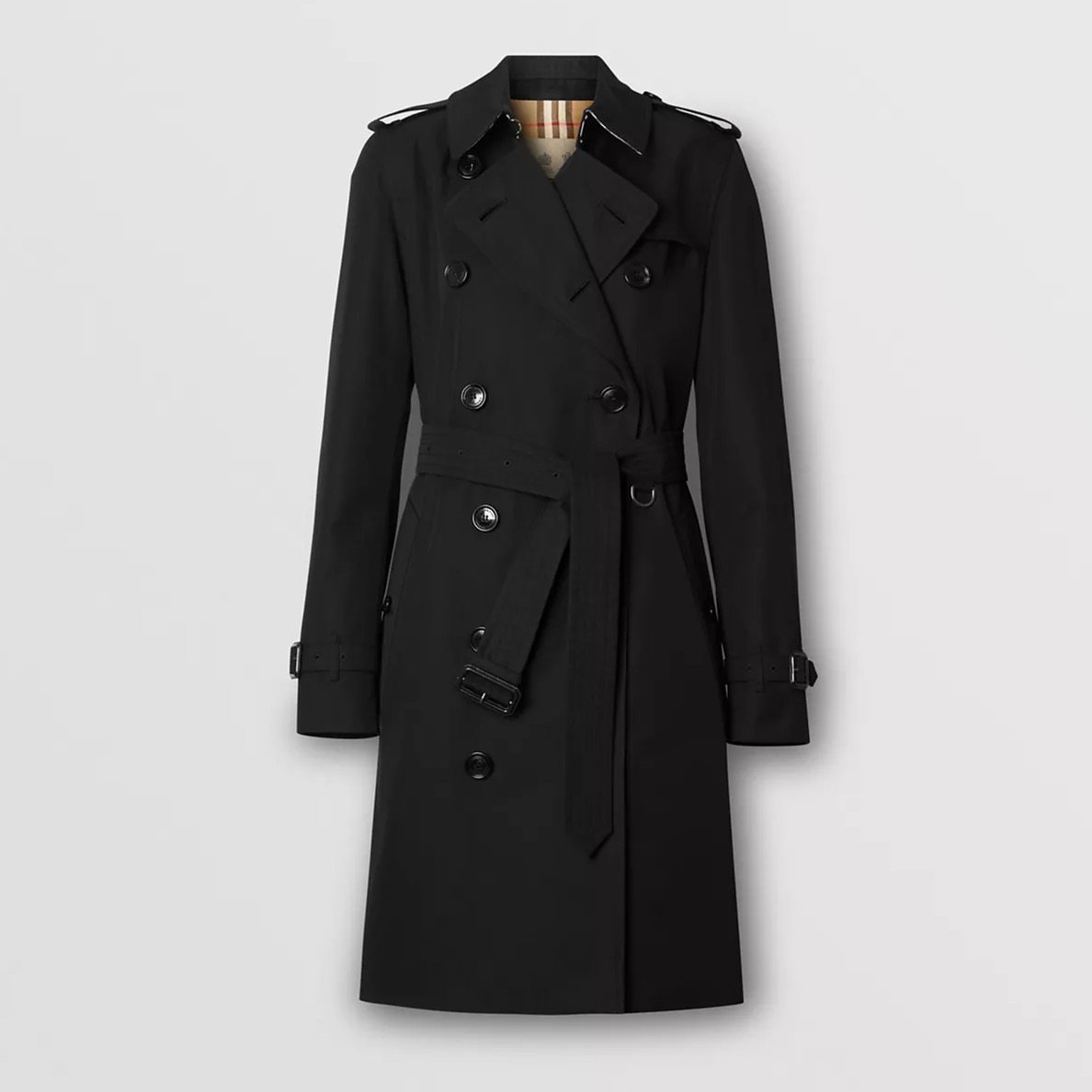 Rent Buy Burberry The Mid-Length Kensington Heritage Trench Coat | MY  WARDROBE HQ