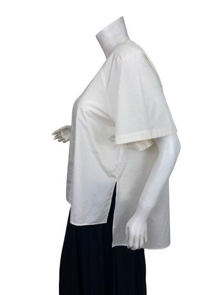 Plain People Plain People Ivory Oversized Cotton Top