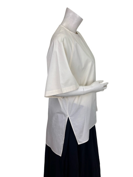 Plain People Plain People Ivory Oversized Cotton Top