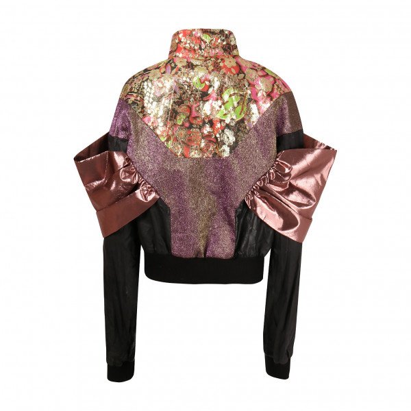 Haniko Cropped Metallic Jacket