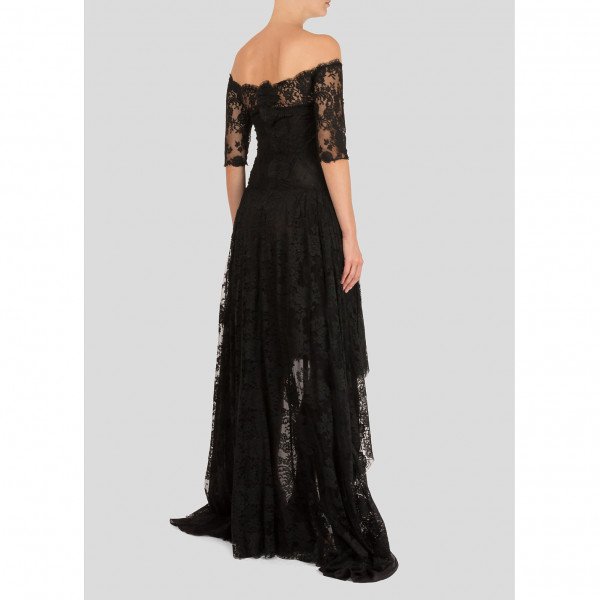 Alexander McQueen Corseted Lace Gown