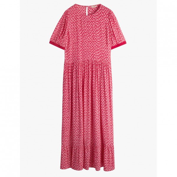 Hush Jesse Midi Dress In Zig Zag