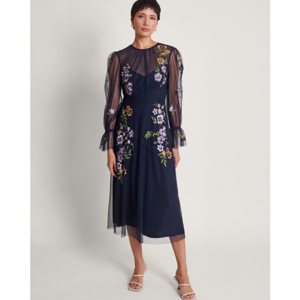 Monsoon Phoebe Embellished Tea Dress