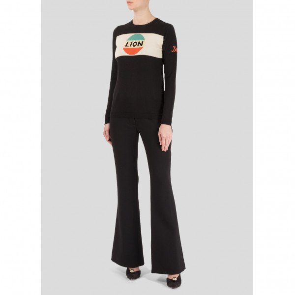 Rent Buy Bella Freud Lion Wool Sweater MY WARDROBE HQ