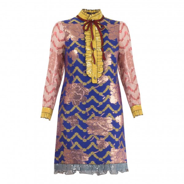 Gucci Embroidered Organdy Dress
