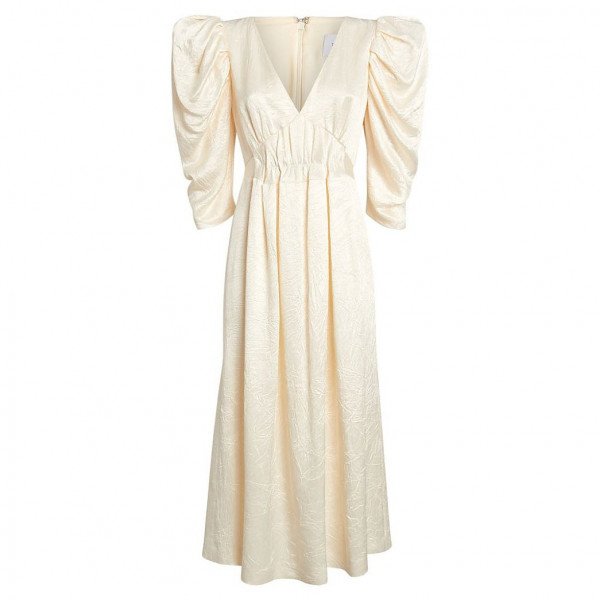 16arlington Kaffir Crinkled Midi Dress