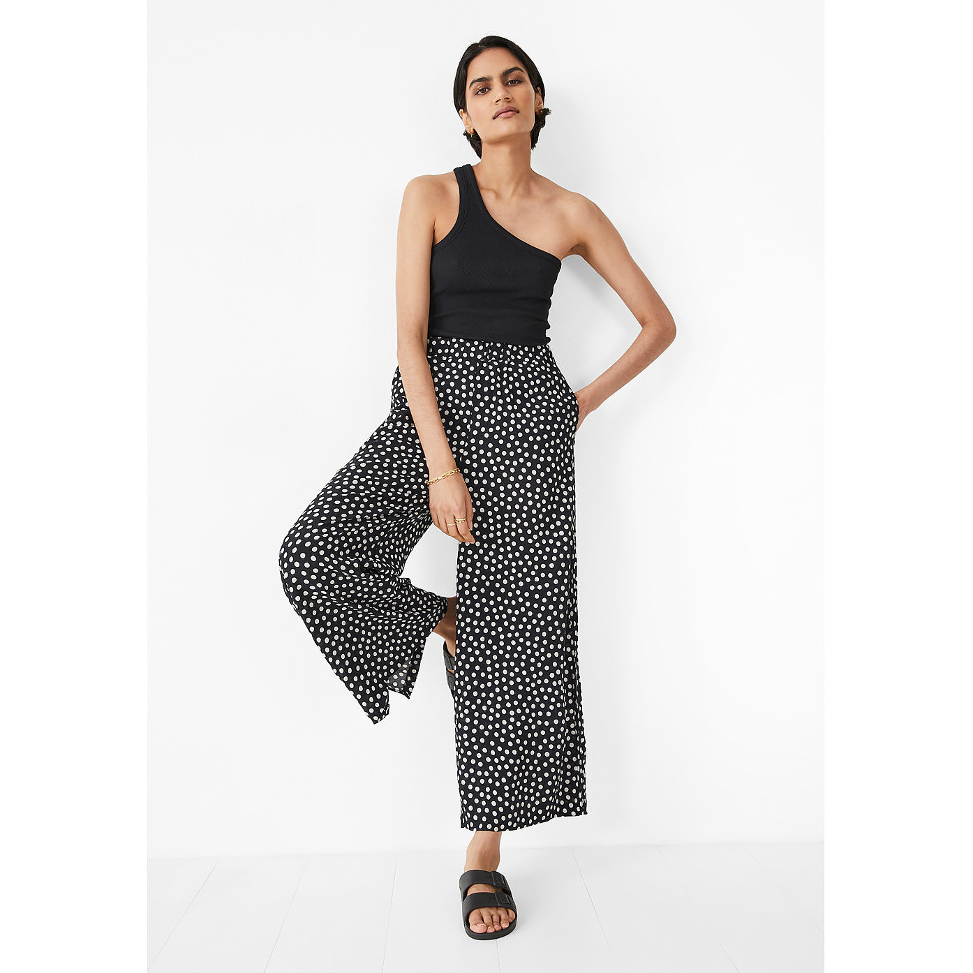 Hush Cropped Printed Trousers