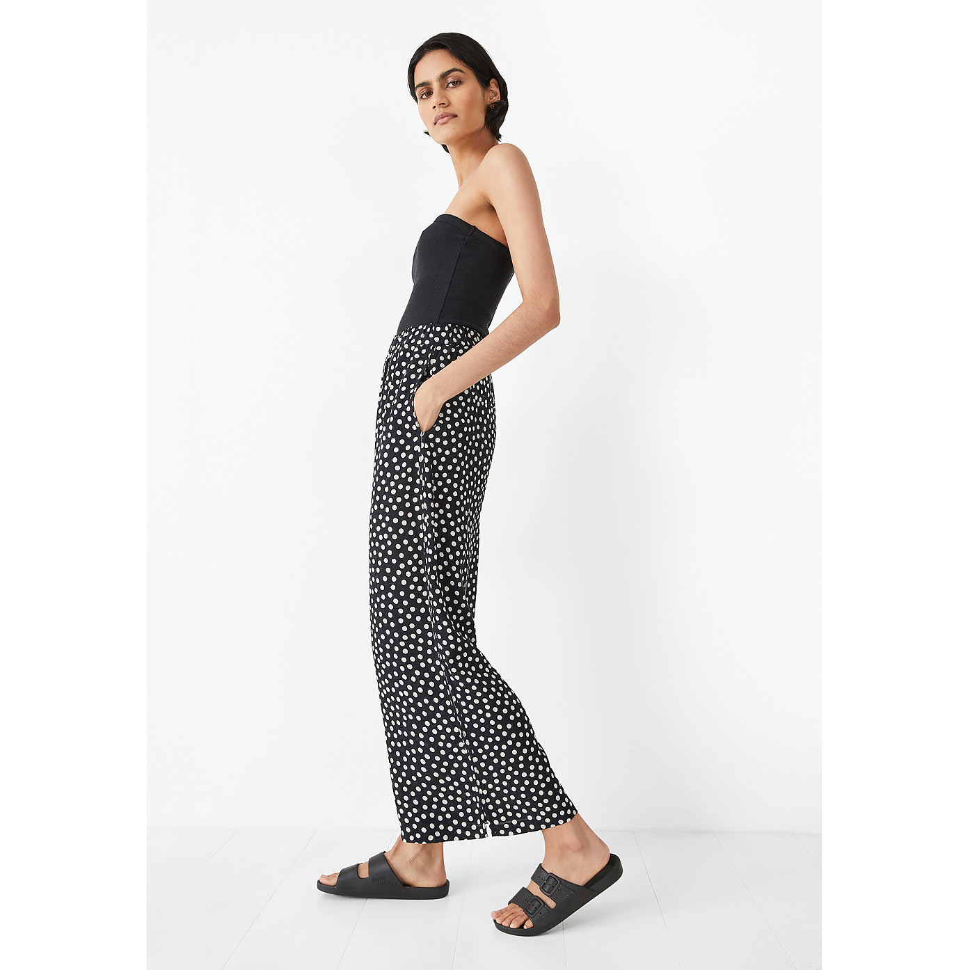 Hush Cropped Printed Trousers