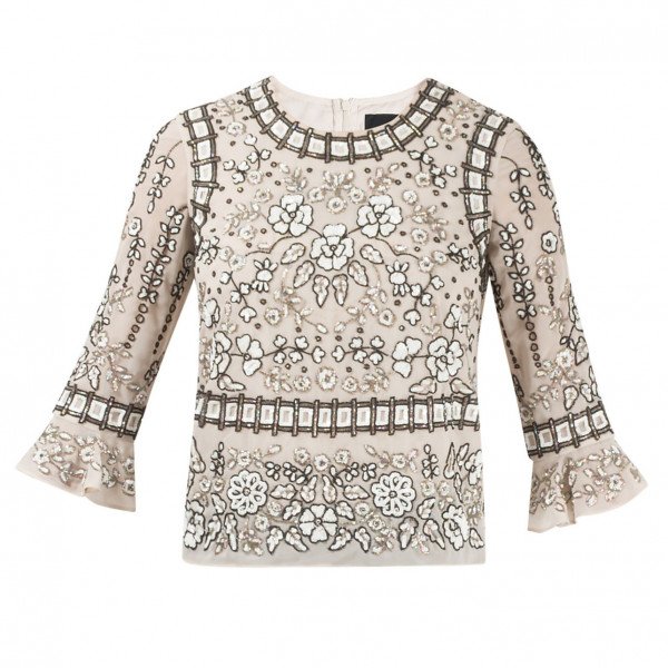 Needle & Thread Floral Embellished Top