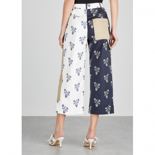 MONSE Patch Flower Pot Trousers