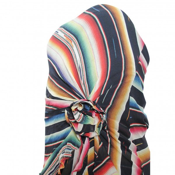 Ralph Lauren Strapless Multicolour Maxi Dress